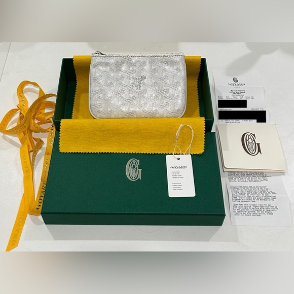 Goyard Senat Mini Pouch White Blanc - Picture 3 of 3